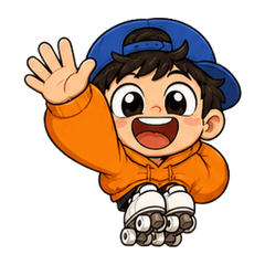Tiny Leg Skate Boy