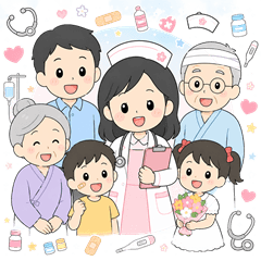Family Nurse Stickers
