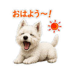 Westie White Dog Stickers Vol. 4