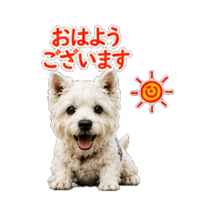 Westie White Dog Stickers Vol. 5