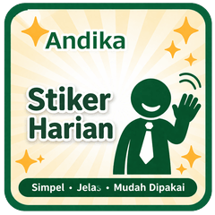 Andika Name Stickers
