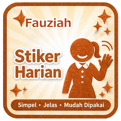 Fauziah Name Stickers