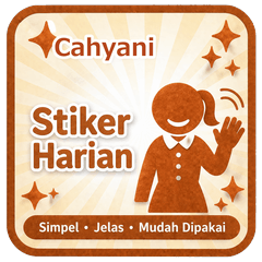 Cahyani Name Stickers