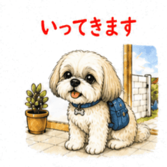 Shih Tzu Daily Chat Stickers NanoLife