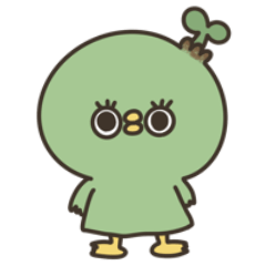 Midori Lazy Bird Stickers