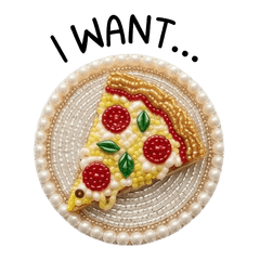 Gourmet Encyclopedia: Beaded Brooches 1