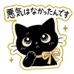 Luna the Polite Black Cat
