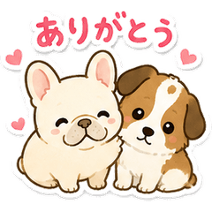 Mamezou and Mari Cozy Stickers