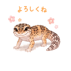 Kawaii Leopard Gecko Stickers
