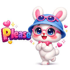 White Bunny Expressions