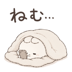 Tired but Trying Bunny - Midnight