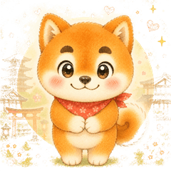 Mameta Shiba Inu Kyoto Dialect Stickers