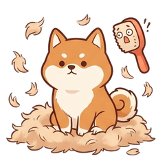 Shiba Inu at the Dog Salon