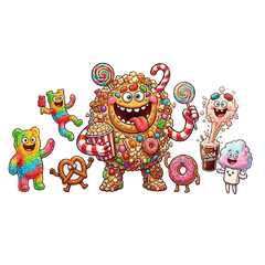 Pop Candy Monsters