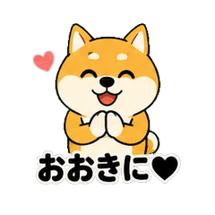 Kenny Kansai Tsukkomi Shiba Stickers