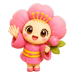 3D Sakura-chan Keigo Stickers