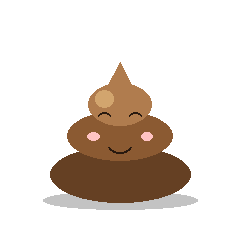 Cute Unchi-kun Stickers