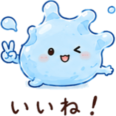 Daily Life of Water Drop Stickers