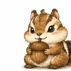 Chipmunk Daily Stickers