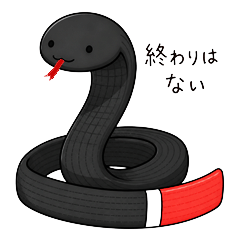 BJJ Obi-Hebi-kun(Black Belt+)