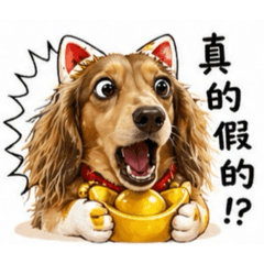 臘腸小廢狗-招財貓系列4