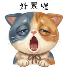 ☆三色小花貓：軟萌日常語☆大貼圖♪