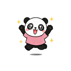 Cute Panda Feelings Stickers