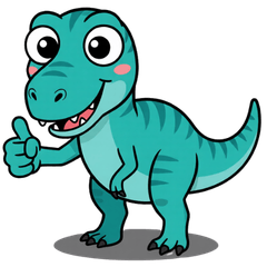 Tyrannosaurus conversation Stickers
