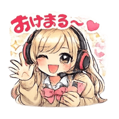 Cute Gyaru Daily Stickers