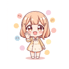 Yurukawa Girl's Daily Stickers