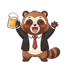 Nomisuke - Drinking Tanuki