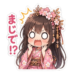Cherry Blossom Princess Daily Stickers