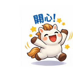 「2026年生肖馬」 LINE 貼圖