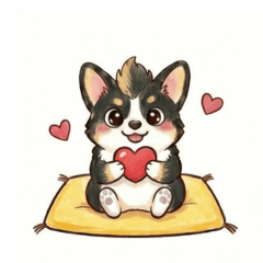 Cute Corgi Thank You Collection