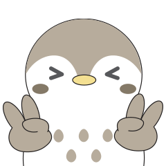 A fat, fluffy sparrow.