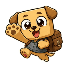 Square Head Delivery Dog