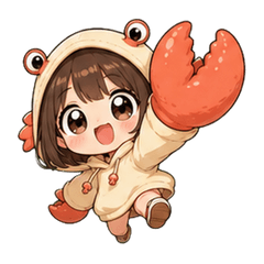 Crab Glove Shy Girl