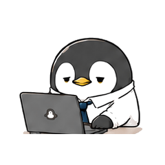 Shachiku Penguin Office Stickers