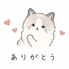 Animoe's Fluffy Ragdoll Stickers Vol.2
