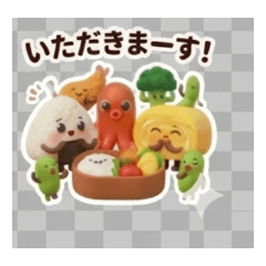 Bento Friends! Energetic Stickers