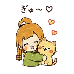 Everyday Cute: Cozy Girls & Cats 4