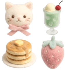 Cute fluffy Sticker05