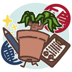 Work hours with The tiny plant pot