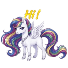 Colorful Pegasus