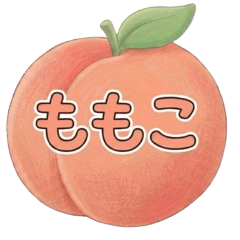 Cute Momoko stickers
