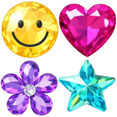 Cute sparkly Sticker