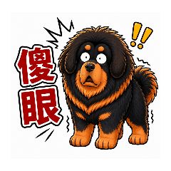 可愛藏獒日常｜萌犬聊天貼圖