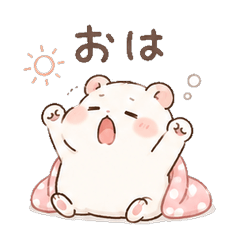 Mochi Poyo Ham Everyday Stickers