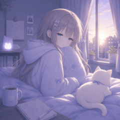 Low Energy Cat Girl Daily