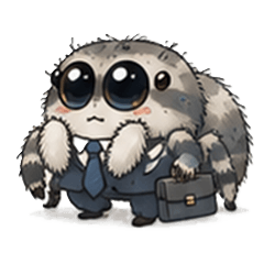 Overworked Jumping Spider